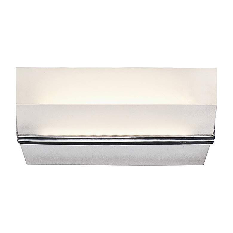 Image 1 Eurofase Olson 5 1/4" Square LED Frosted Wall Sconce