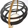 3_Eurofase Ombra 17.25In. x 35.50In. Integrated LED Chandelier in Brass/Black more views