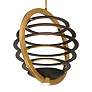 2_Eurofase Ombra 23 In. x 22.25 In. Integrated LED Chandelier in Brass/Black more views