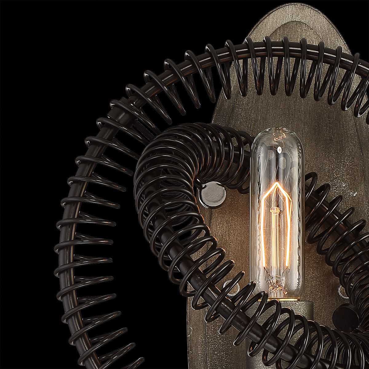 Image 2 Eurofase Orbita 13.75 In. x 10.75 In. 1 Light Wall Sconce in Bronze more views