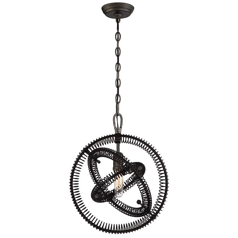 Image 1 Eurofase Orbita 18.25 In. x 15 In. Pendant in Bronze