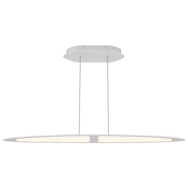 Image 1 Eurofase Ormont 0.25 In. x 5.50 In. Integrated LED Chandelier in Nickel