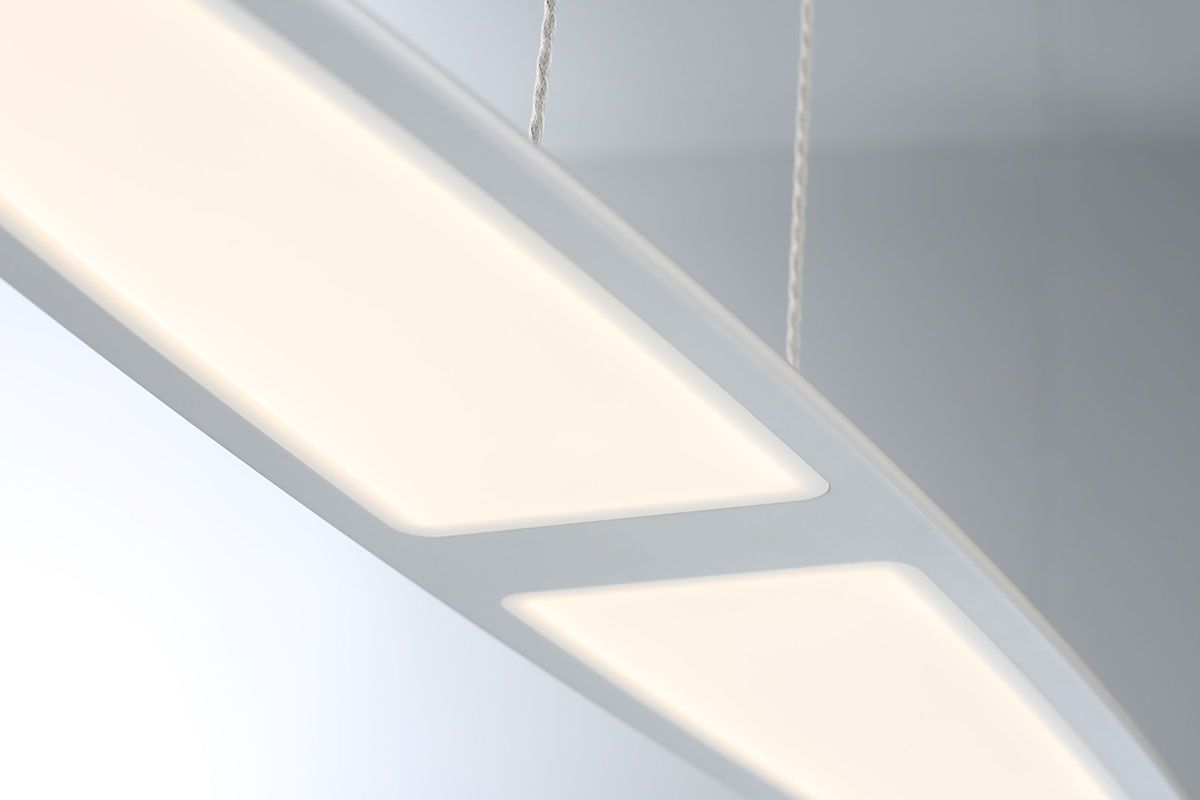 Image 3 Eurofase Ormont 0.25 In. x 5.50 In. Integrated LED Chandelier in Nickel more views