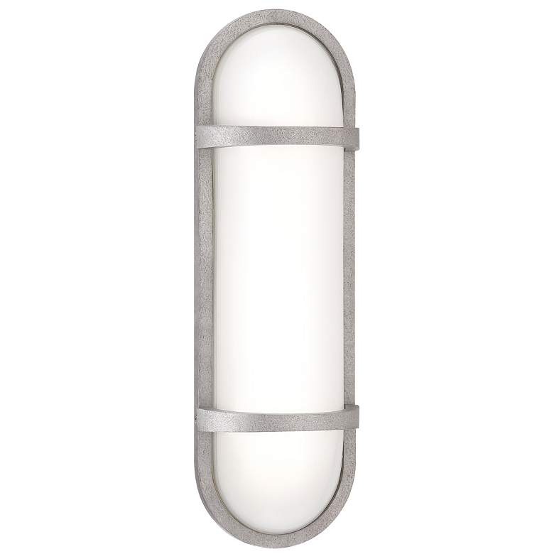 Image 1 EUROFASE OSLER,OUTDR,SCONCE,LG,SILVER