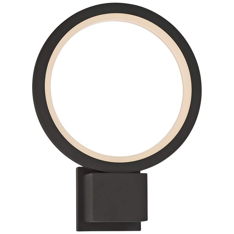 Image 1 Eurofase Outdoor Mount 15 1/2"H Graphite Gray LED Wall Light