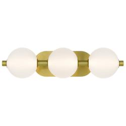 Eurofase Palmas 22 1/2" Wide Gold 3-Light LED Bath Light