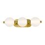 Thumbnail2 of Eurofase Palmas 22 1/2" Wide Gold 3-Light LED Bath Light more views