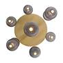 3_Eurofase Palmas 30" Wide Gold LED Multi-Light Pendant more views