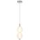 Eurofase Palmas 6"W Polished Nickel 2-Light LED Mini Pendant