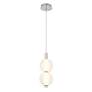 Eurofase Palmas 6"W Polished Nickel 2-Light LED Mini Pendant
