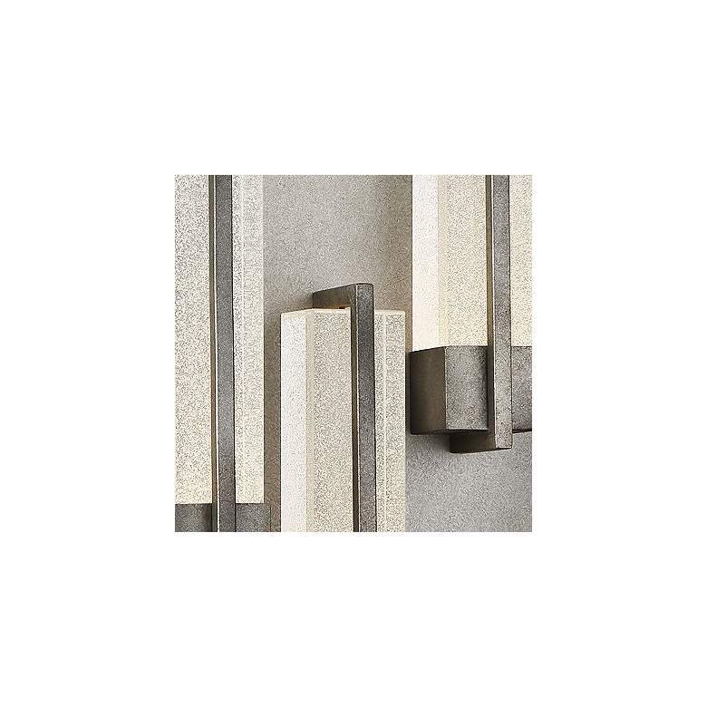 Image 2 Eurofase Pari 18" High Silver LED Outdoor Wall Light more views