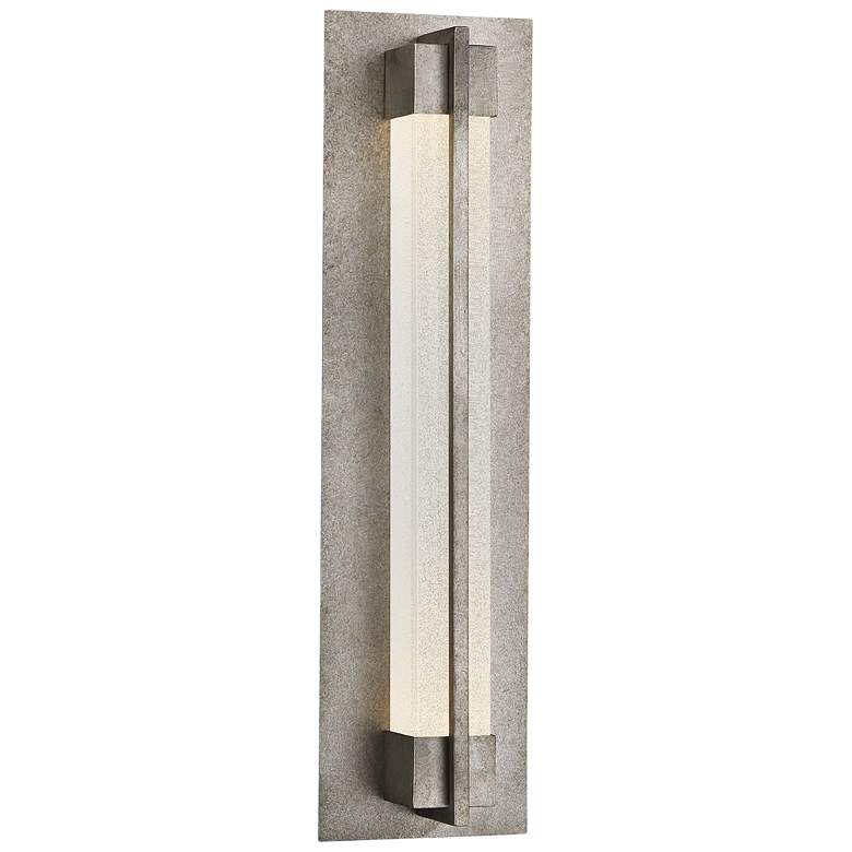 Image 1 Eurofase Pari 20 1/2 inch High Silver LED Outdoor Wall Light