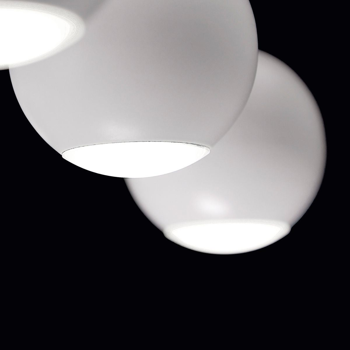 Image 2 Eurofase Patruno 4 In. x 6.25 In. Integrated LED Chandelier in White more views