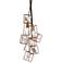 Eurofase Patton 8"W Gold and Bronze 3-Light Mini Chandelier