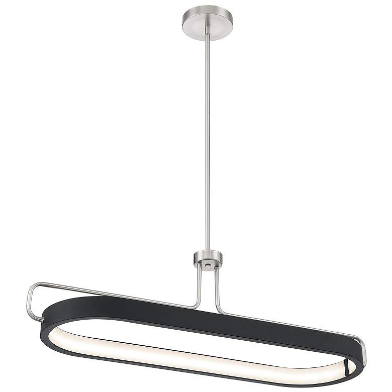 Image 1 Eurofase Pemberton 38 In. x 11.5 In. Pendant in Satin Nickel