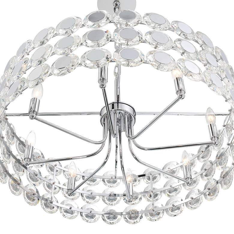 Image 2 Eurofase Perrene 10 In. x 31.50 In. Chandelier in Chrome more views