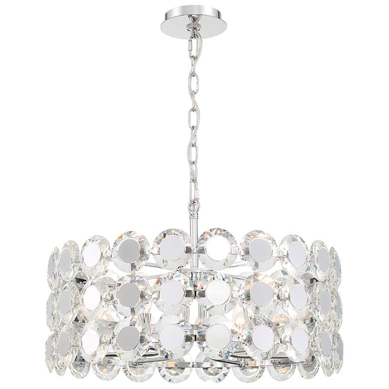 Image 1 Eurofase Perrene 14 In. x 23.50 In. Chandelier in Chrome