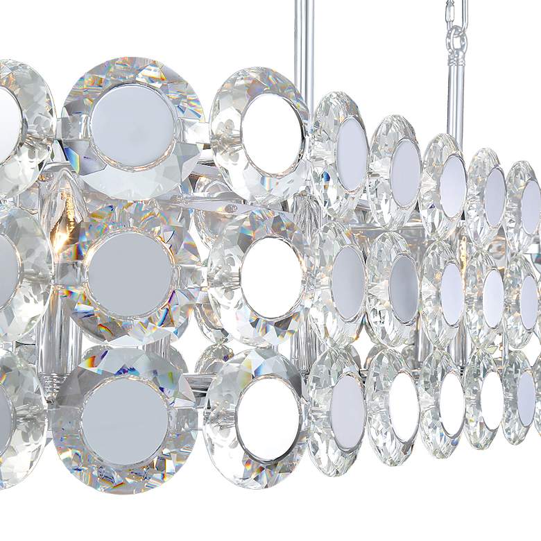 Image 2 Eurofase Perrene 16 In. x 11 In. Chandelier in Chrome more views