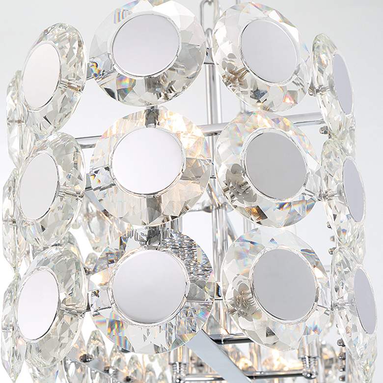 Image 3 Eurofase Perrene 16 In. x 11 In. Chandelier in Chrome more views