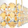 5_Eurofase Perrene 8 Light Chandelier in Gold more views