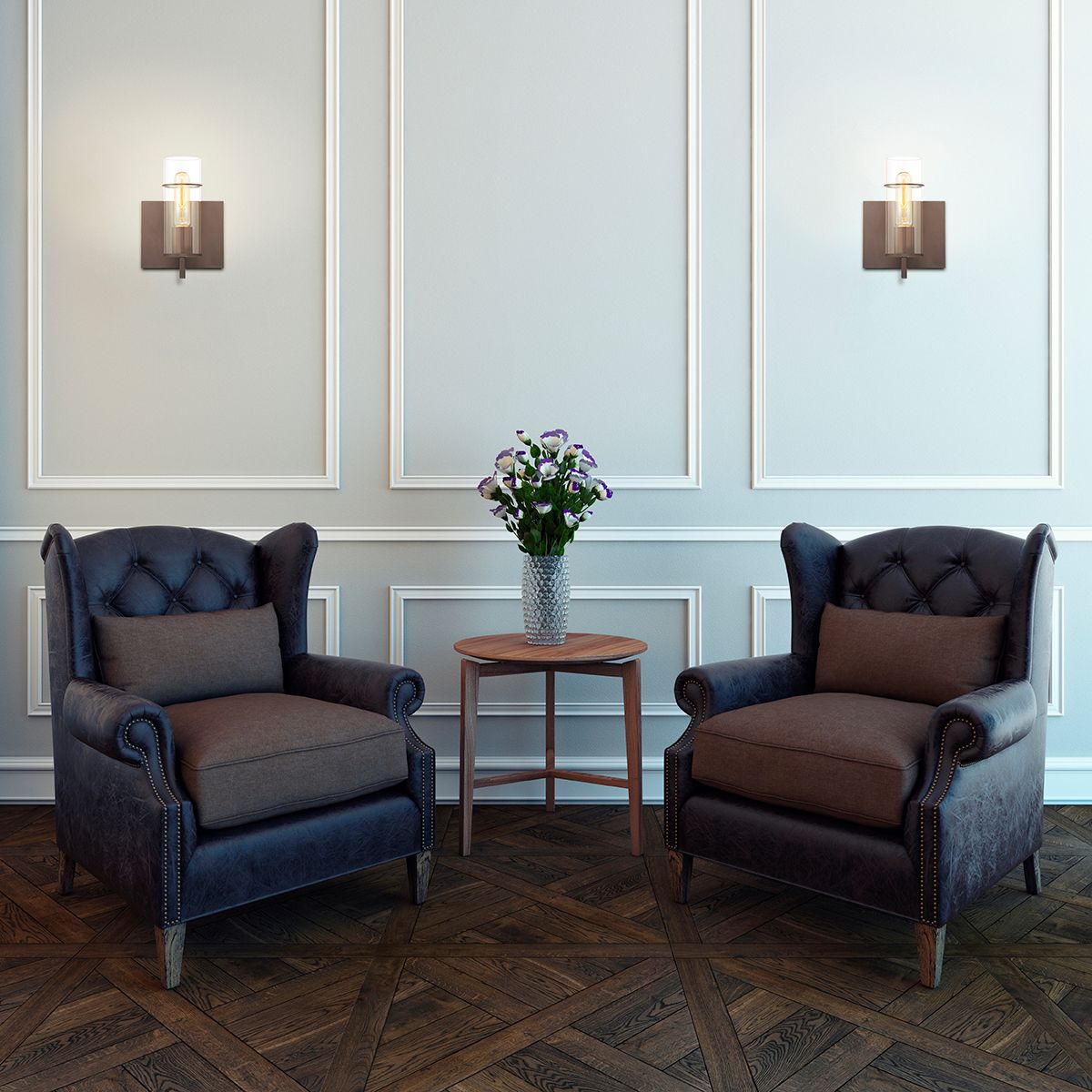 Image 2 Eurofase Pista 8.75 In. x 6.25 In. 1 Light Bathbar in Bronze more views