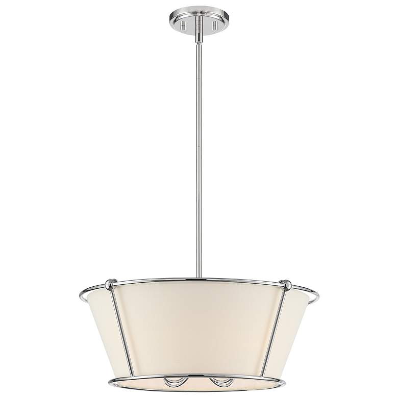 Image 1 Eurofase Pulito 12.75 In. x 21 In. 4 Light Pendant in Polished Nickel