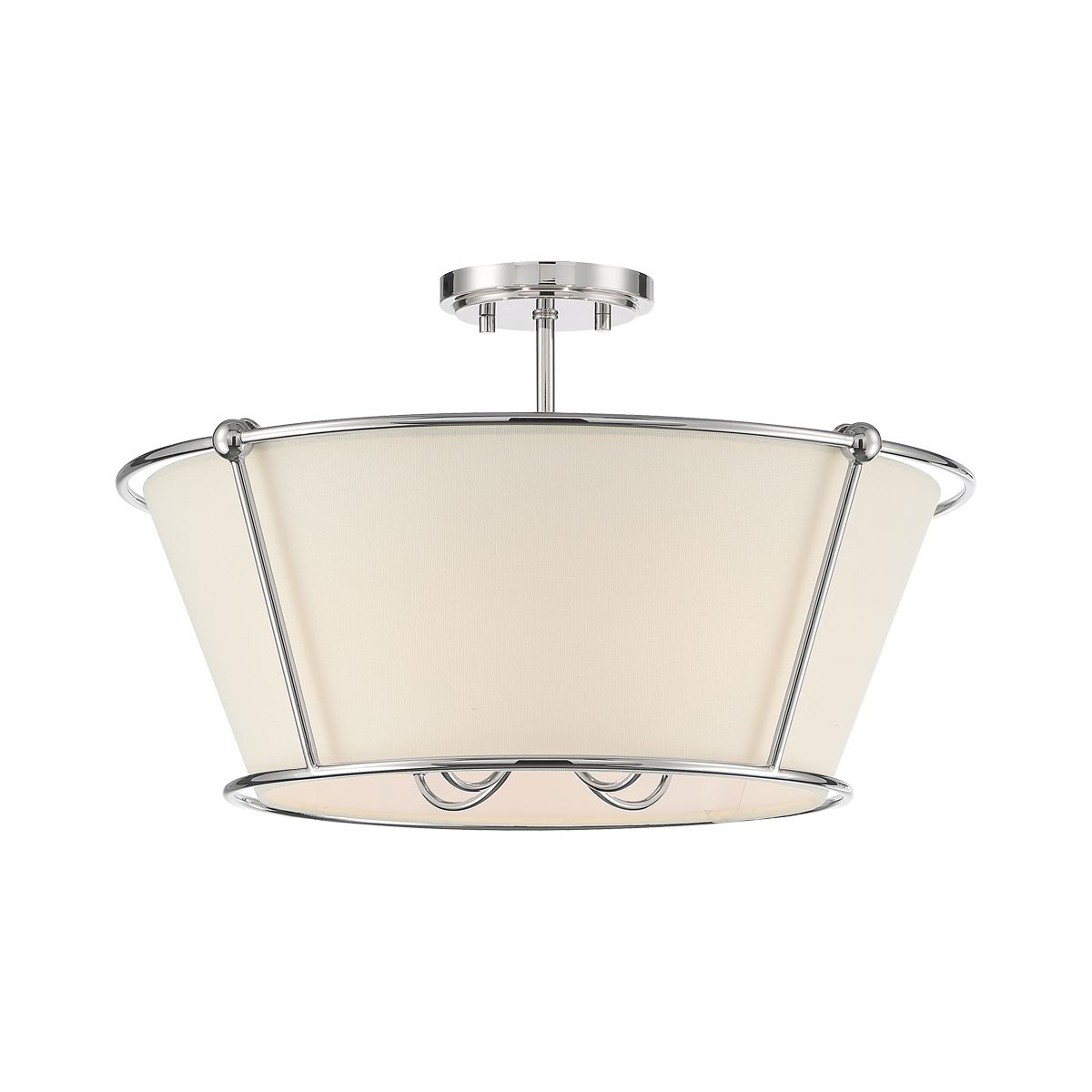 Image 4 Eurofase Pulito 12.75 In. x 21 In. 4 Light Pendant in Polished Nickel more views