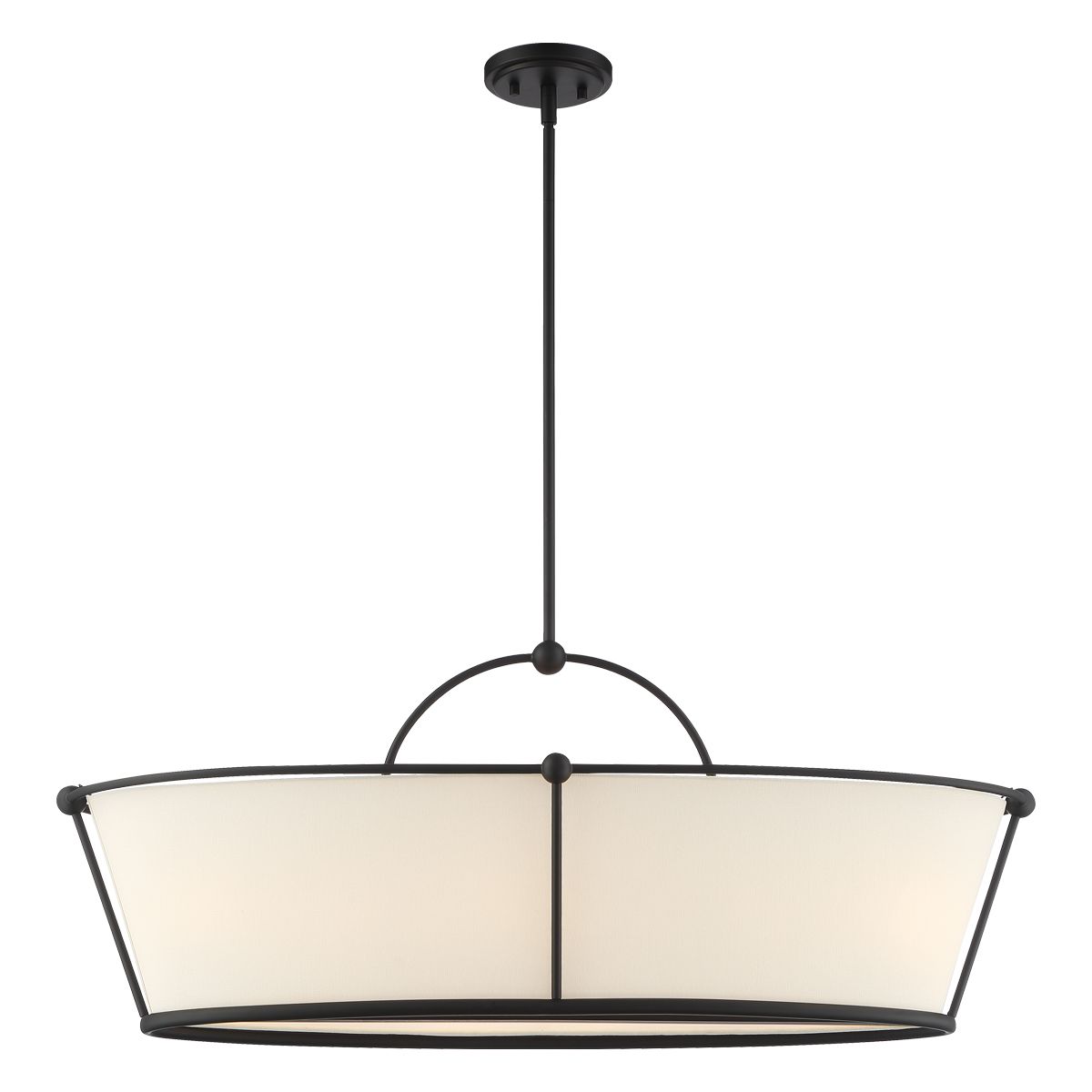 Image 2 Eurofase Pulito 15.75 In. x 13.25 In. 6 Light Pendant in Matte Black more views