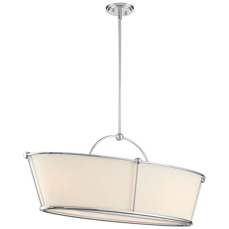 Image 1 Eurofase Pulito 15.75 In. x 13.25 In. 6 Light Pendant in Polished Nickel