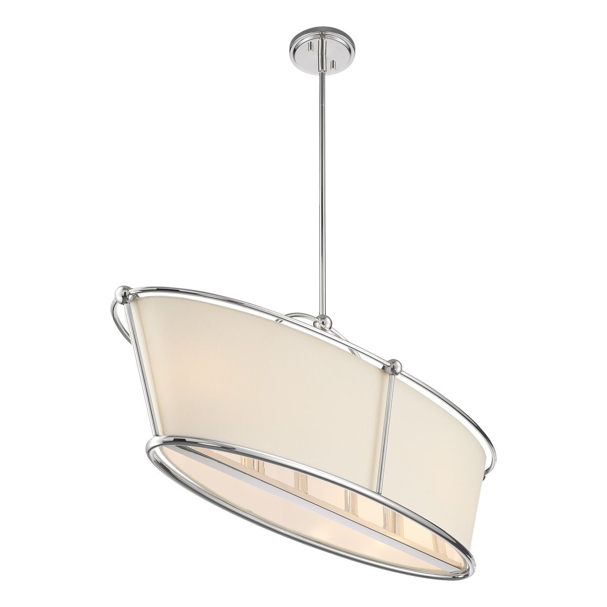 Image 3 Eurofase Pulito 15.75 In. x 13.25 In. 6 Light Pendant in Polished Nickel more views