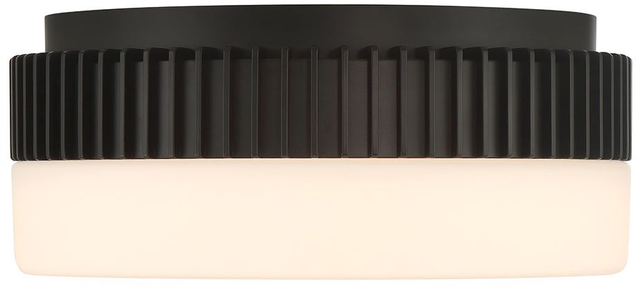Image 2 Eurofase Purgos 12" Integrated LED Flush Mount in Matte Black