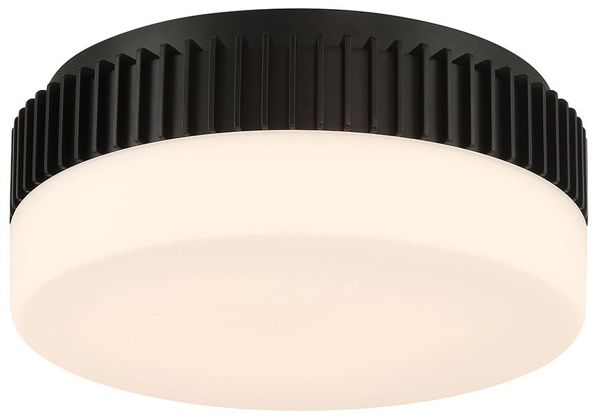 Image 3 Eurofase Purgos 12" Integrated LED Flush Mount in Matte Black more views