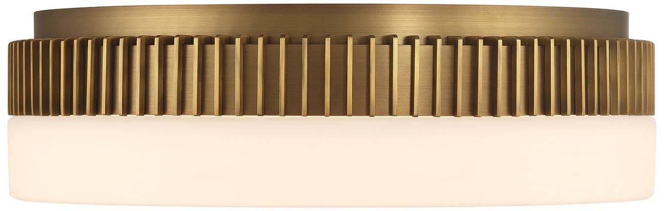 Eurofase Purgos 18" Integrated LED Flush Mount in Matte Black