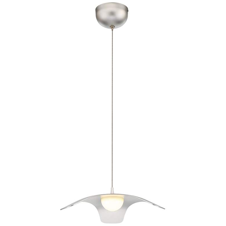 Image 1 Eurofase Randora 13 1/4 inch Wide Silver LED Pendant Light