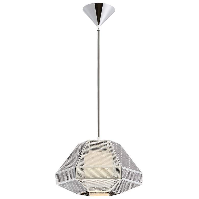 Image 1 Eurofase Recinto 8 In. x 12 In. Pendant in Chrome