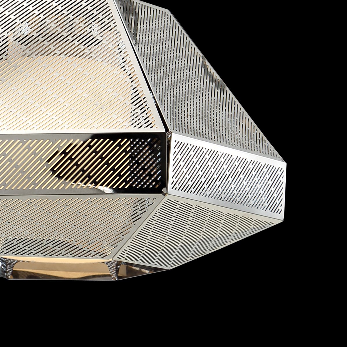 Image 2 Eurofase Recinto 8 In. x 12 In. Pendant in Chrome more views