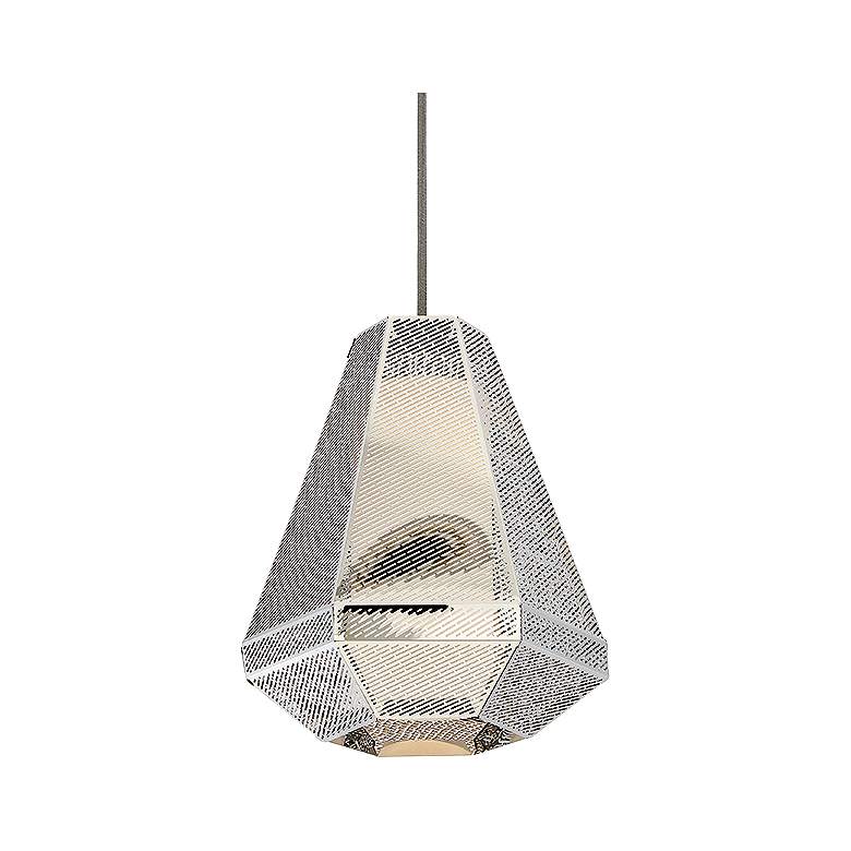 Image 1 Eurofase Recinto 9" Wide Chrome Mini Pendant
