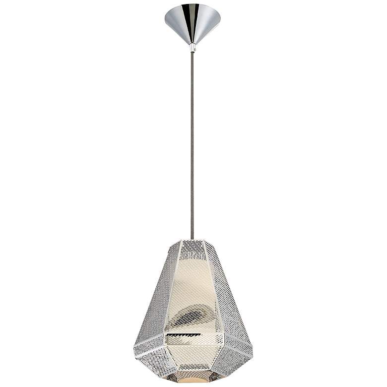 Image 2 Eurofase Recinto 9 inch Wide Chrome Mini Pendant more views