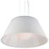 Eurofase Ribo 9 In. x 19.50 In. Pendant in Chrome/White