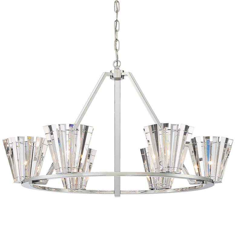 Image 1 Eurofase Ricca 21.25 In. x 37.75 In. Chandelier in Chrome