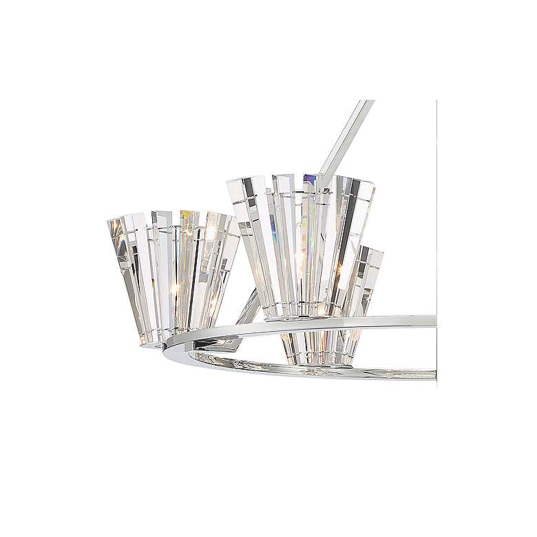 Image 3 Eurofase Ricca 21.25 In. x 37.75 In. Chandelier in Chrome more views