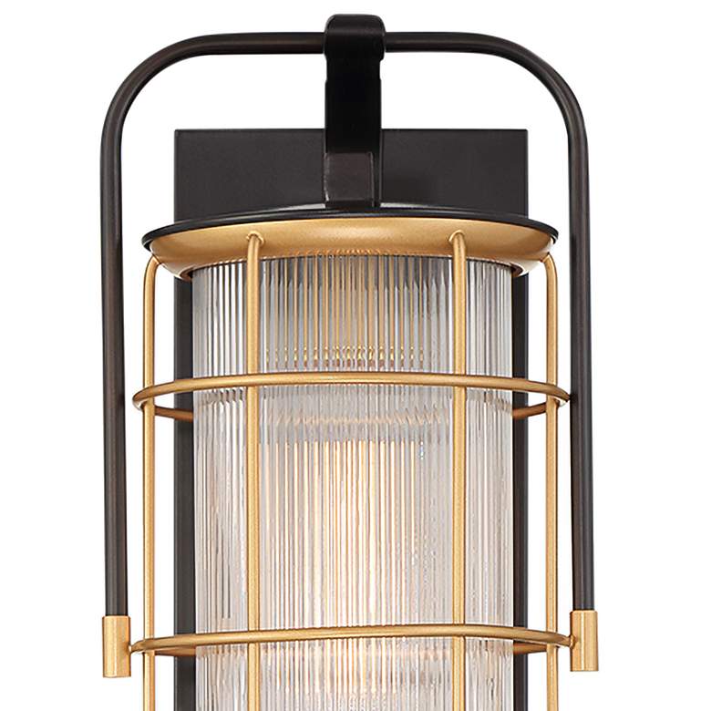 Image 2 Eurofase Rivamar Large Bronze Wall Lantern more views