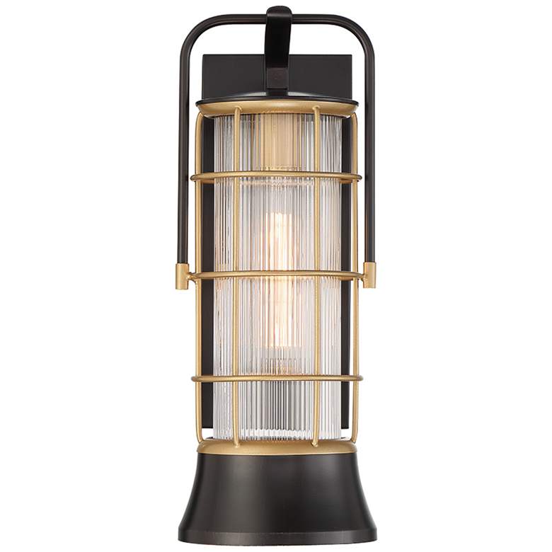 Image 1 Eurofase RIVAMAR, MED WALL LANTERN, BRZ