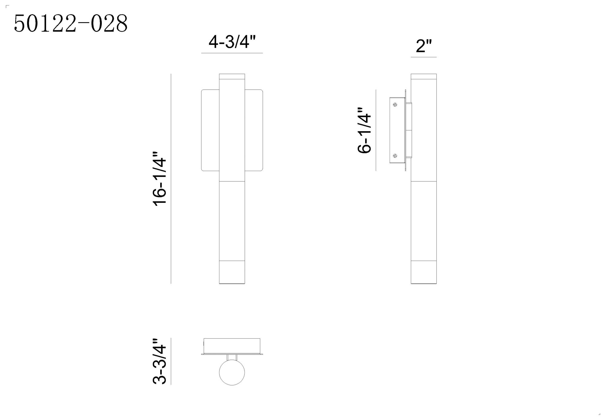 Image 7 Eurofase Ronda 16" Integrated LED Outdoor Wall Sconce in Matte Black more views