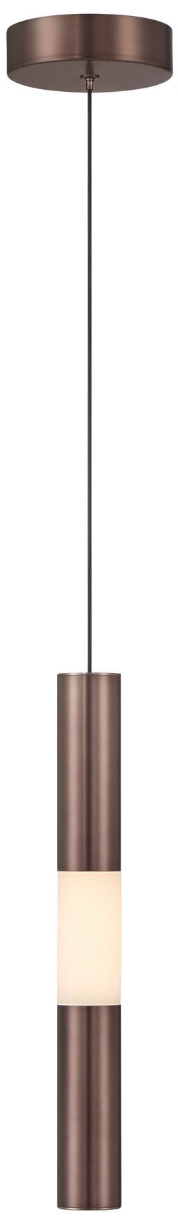 Eurofase Ronda 16" LED Pendant in Harlow Bronze and Alabaster