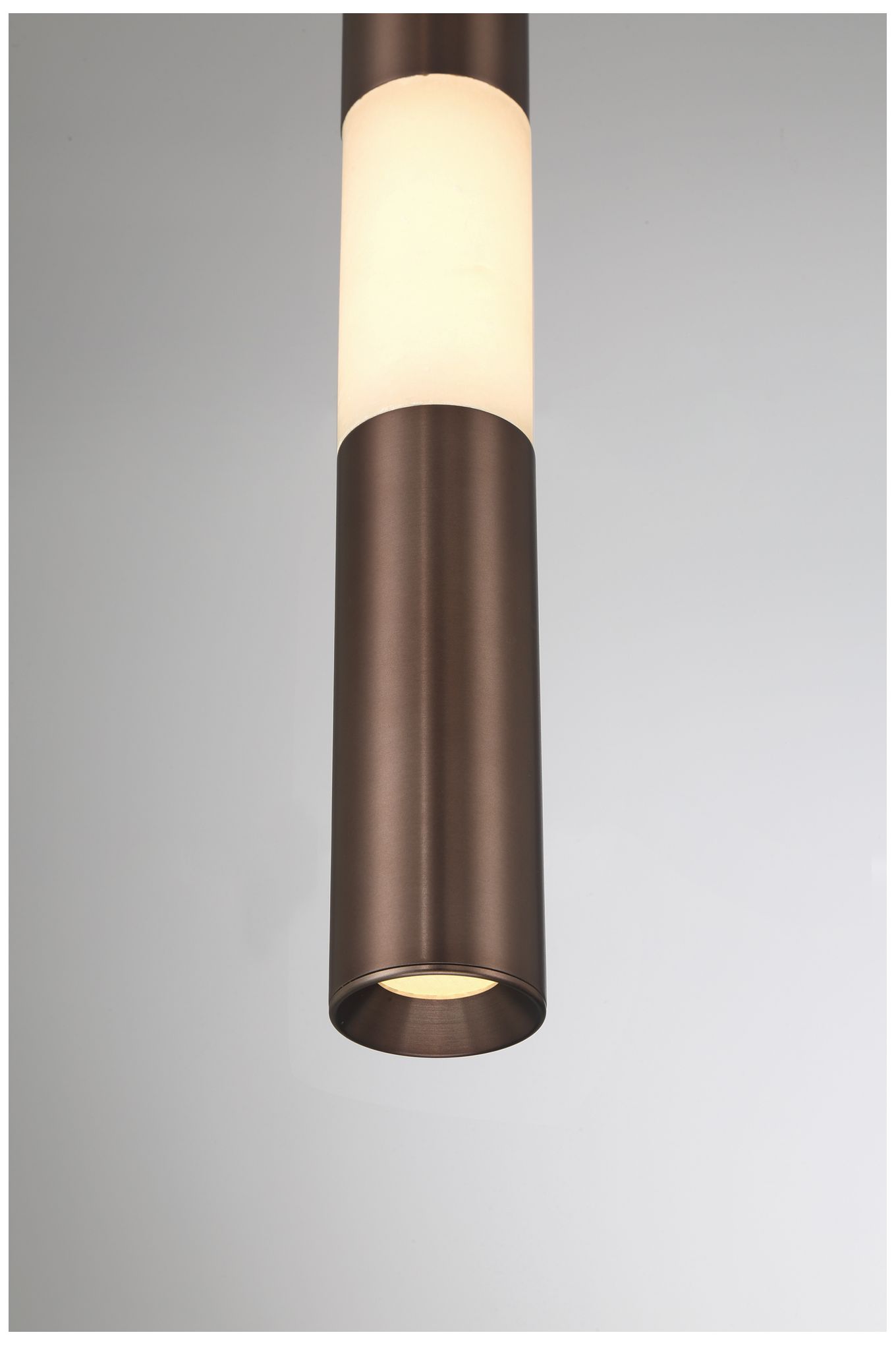 Image 4 Eurofase Ronda 16" LED Pendant in Harlow Bronze and Alabaster more views