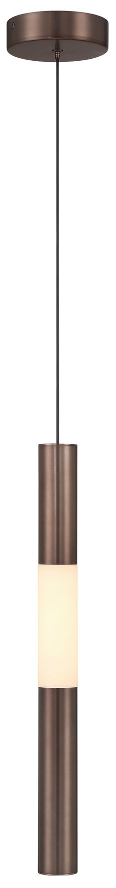 Eurofase Ronda 21" LED Pendant in Harlow Bronze and Alabaster