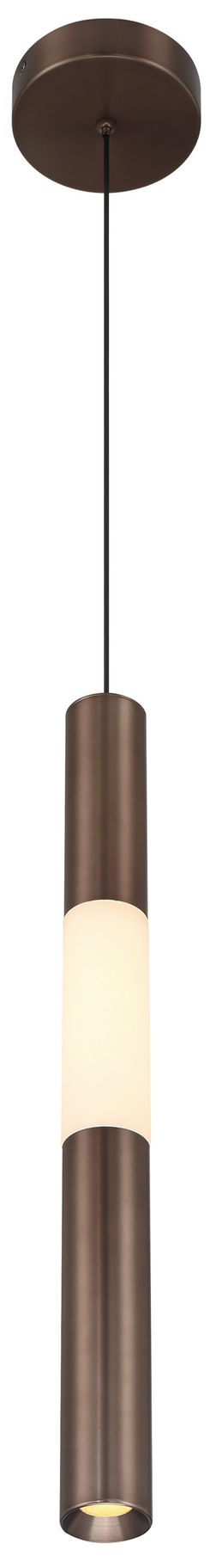 Image 2 Eurofase Ronda 21" LED Pendant in Harlow Bronze and Alabaster more views
