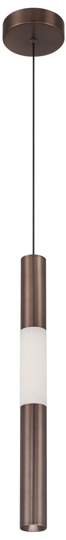 Image 3 Eurofase Ronda 21" LED Pendant in Harlow Bronze and Alabaster more views