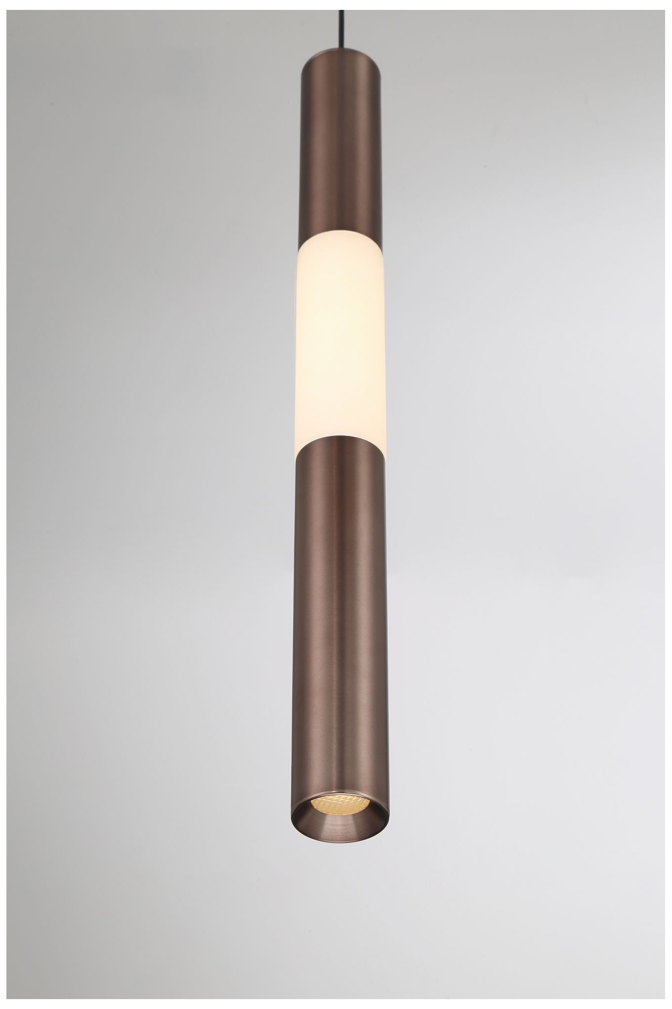 Image 4 Eurofase Ronda 21" LED Pendant in Harlow Bronze and Alabaster more views